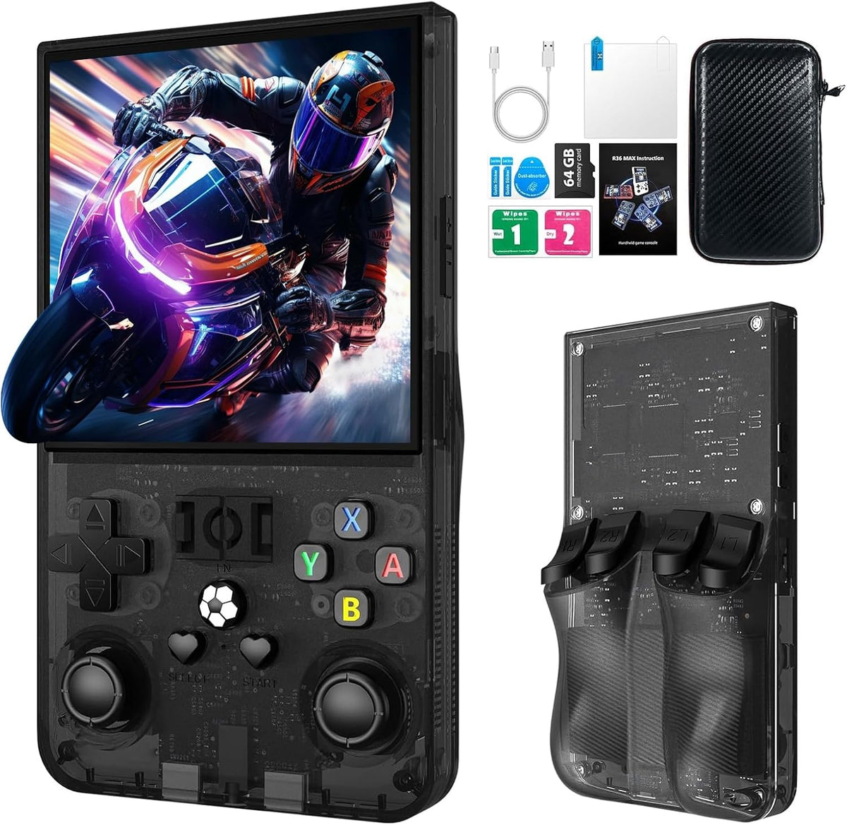 Retro Handheld Game Console — 4-inch IPS
