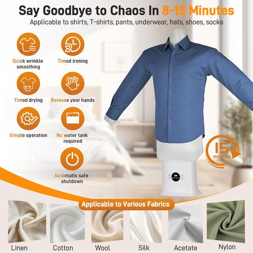 Hands-Free Garment Wrinkle Remover