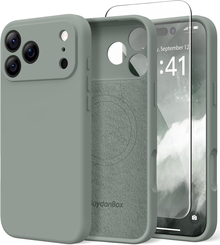 Magnetic Case for iPhone 17 Pro Max — Full Protection, Green