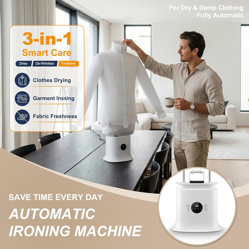 Automatic Garment Steamer and Dryer — 3-in-1, 1250W
