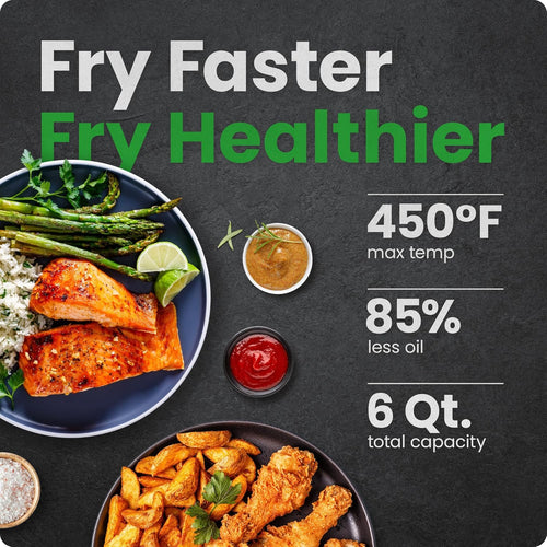 Compact Air Fryer — 6 Quart