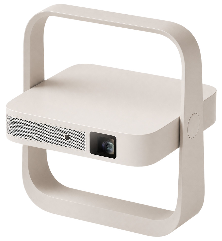 Smart Vertical Projector — Streaming Apps + Immersive Audio