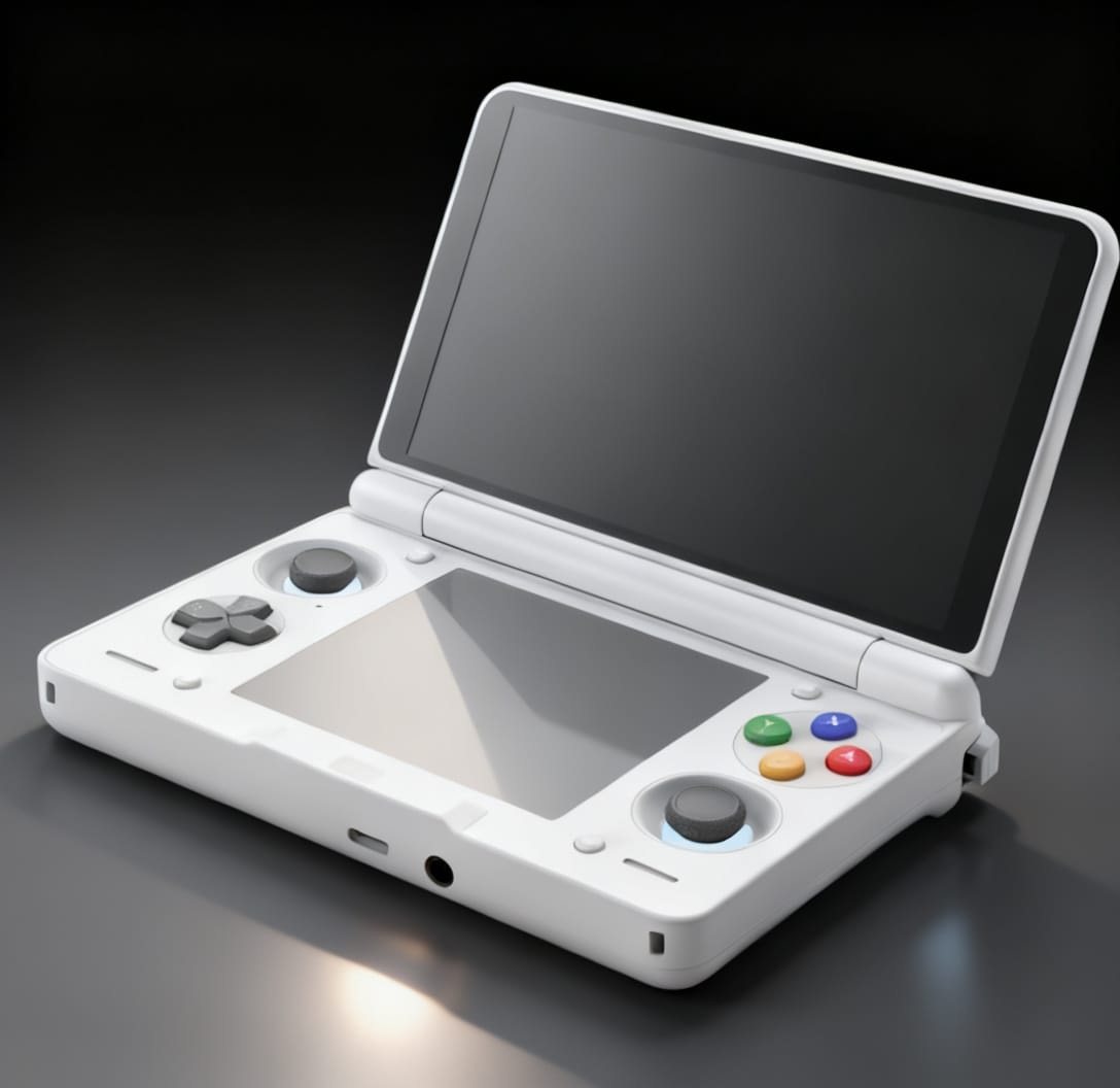 Folding Dual-Screen Handheld Console